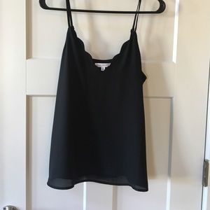 Scalloped V-Neck Camisole